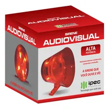 Sirene Alarme Audiovisual Alarme 2 Tons Som Luz Pisca Ipec Foto mini 3