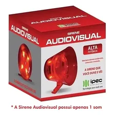 Sirene Audiovisual 1 Som Para Alarme 12/24v Ipec Foto mini 4
