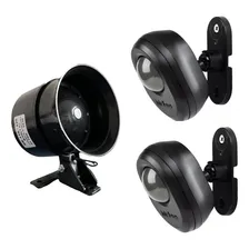 Sirene Bivolt 110v 220v Para Alarmes + Sensor De Presença Foto mini 1