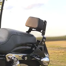 Sissy Bar Shadow 600 Honda (fixo Baixo) Cromado Cor Cromado Caveira Skull Foto mini 2
