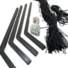 Sistema Anti Fuga De Gatos Para Muros - Kit 7 Hastes + Rede Foto mini 1