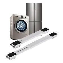Sistema De Movimentação Reforçado Com Rodas Máquina De Lavar Foto mini 3