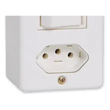 Sistema Ilumi Branca (1 Simples + Tomada 10a) 63200 Foto mini 2