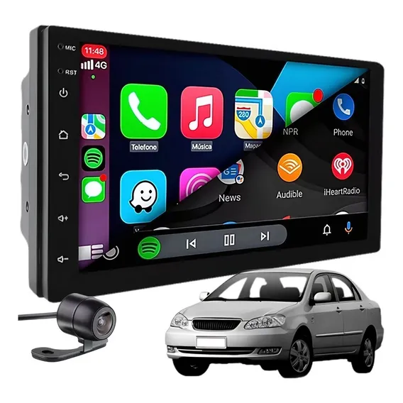 Sistema multimídia para veículo MULTIMIDIA ANDROID Multimidia Mp5 7