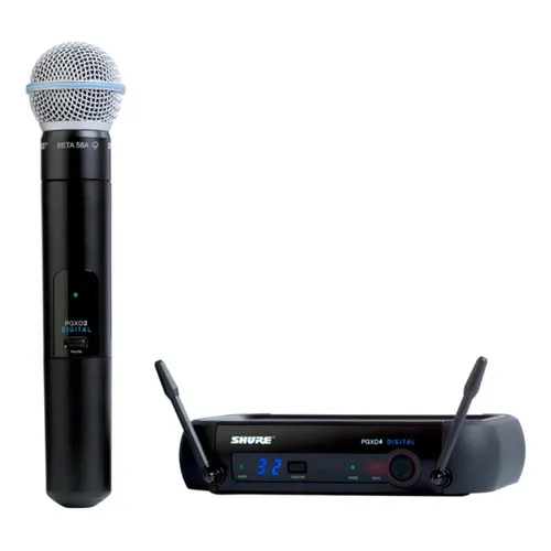 Sistema S/ Fio Shure Pgxd24/beta58 Microfone Muito Bom Foto 1