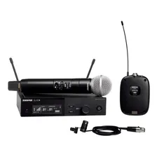 Sistema sem fio Shure Slxd124/85 com 2 microfones cor preta Foto mini 4
