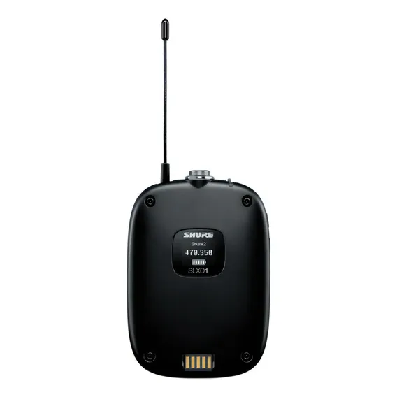 Sistema sem fio Shure Slxd124/85 com 2 microfones cor preta Foto 1