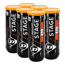 Sixpack De Bola De Tênis Dunlop Mini Orange X 3 - Estágio 2 (embalagem Com 6 Tubos) Foto mini 1