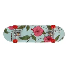 Skate Caveira Floral AlumÃnio Rodas Em Gel 79x20cm Mor Foto mini 1