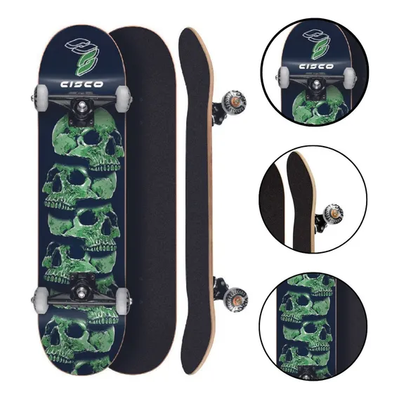 Skate Cisco Pro Skull Green Foto 1