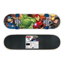 Skate Com Shape Em Madeira Avengers 80 Cm Foto  mini 1