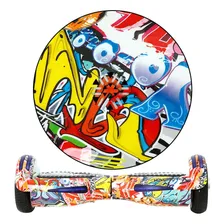 Skate Eletrico 6,5 Hip Hop Laranja Hoverboard Bluetooth Foto mini 2