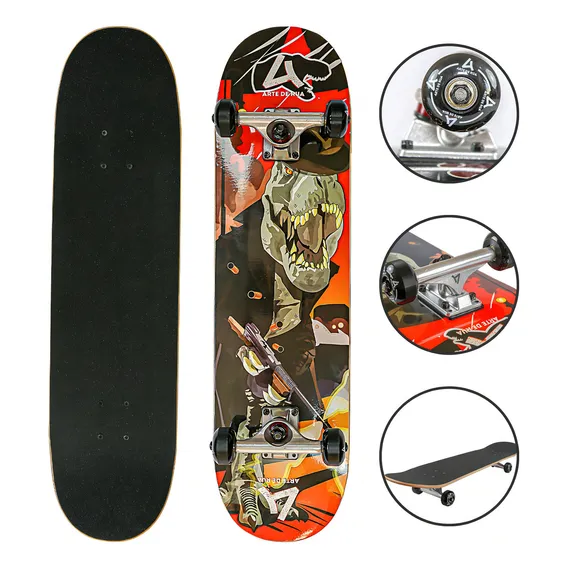 Skate Feminino E Masculino Completo Profissional Abec 7 Foto 1