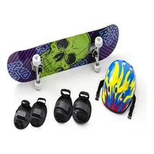 Skate Infantil + Acessórios Segurança E Proteção Com 5 Itens Foto mini 1