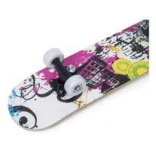 Skate Infantil Radical Iniciante Menina Menino 60 Cm Rosa Foto mini 4