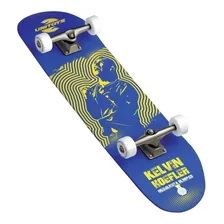 Skate Kelvin Hoefler Semi Pro Azul Amarelo Abec 5 Unitoys Foto mini 2