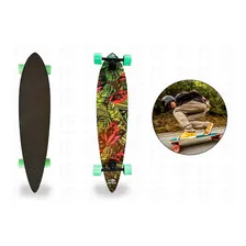 Skate Longboard Abec-7 Folhas Verde Mormaii ( Foto mini  3