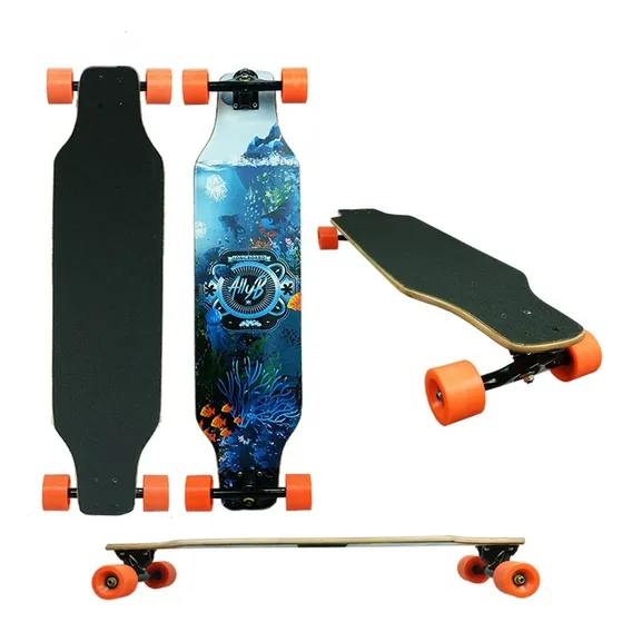Skate Longboard Montado Completo Alta Qualidade Allyb Foto 1