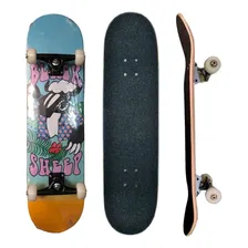 Skate Montado Profissional Black Sheep Beach Foto  mini 1