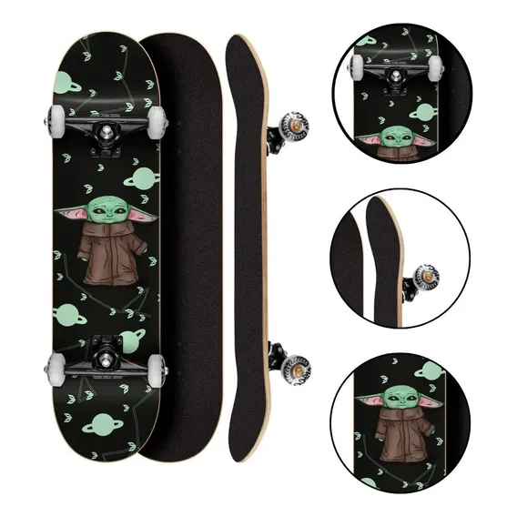 Skate Montado Profissional Cisco Yoda 8.0 - Imediato Foto 1