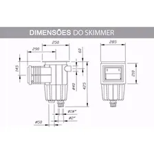 Skimmer Para Piscina Boca Bp Sodramar Vinil Fibra Alvenaria Foto mini 3