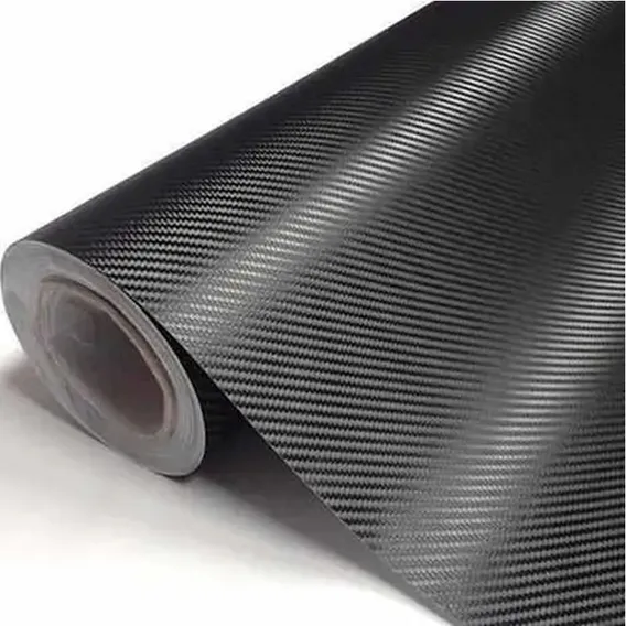 Skin Adesivo Fibra Carbono Notebook Celular Game 10cm X 1m Cor Preto Foto 1
