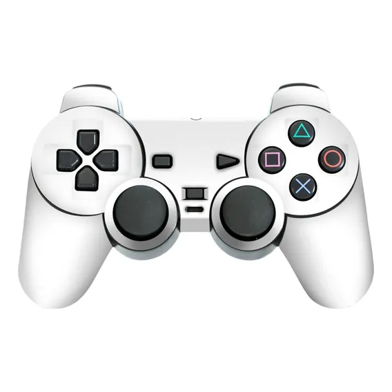 Skin Para Ps2 Controle Adesivo - Branco Foto 1