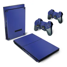 Skin Para Ps2 Slim Adesivo - Azul Escuro Foto mini 1