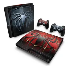 Skin Para Ps3 Slim Adesivo - Modelo 009 Foto  mini 1