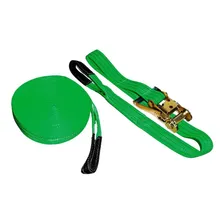 Slackline Verde 15mts Com Fita E Catraca, Esportes Radicais Foto mini  2