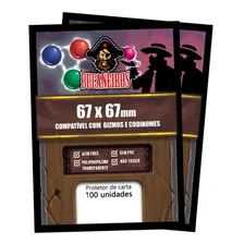 Sleeve Bucaneiros - Tamanho Especial - 67x67mm Foto mini 1