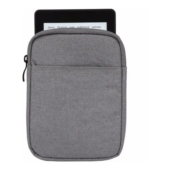 Sleeve Case E-reader Kindle Cor Cinza Foto 1
