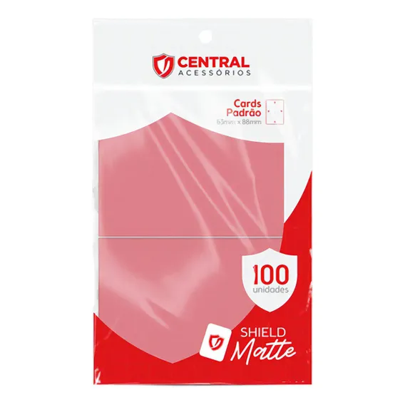 Sleeve Central - Matte Standard - Rosa (100un) Foto 1