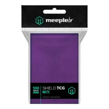 Sleeve Shield Tcg Matte: Roxo - Meeple Br Foto mini 1