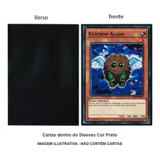 Sleeves Card Yugioh Small Gamegenic Preto 60 Protetores Pro Foto mini 2