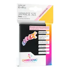 Sleeves Card Yugioh Small Gamegenic Preto 60 Protetores Pro Foto mini 1