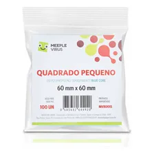 Sleeves Quadrado Pequeno 60 X 60 Mm (blue Core) Foto  mini 1
