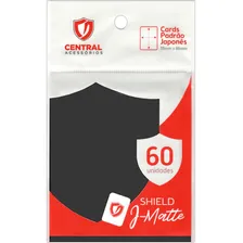 Sleeves Yugioh Shield Small 60 Protetores Central Cinza Foto mini 1