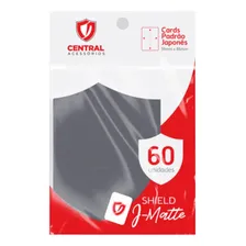 Sleeves Yugioh Shield Small 60 Protetores Central Cinza Foto mini 4