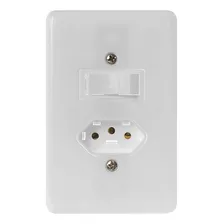 Slim Modular 4x2 1 Tecla Simples Mais Tom 2p Mais T 20a 250v Foto  mini 1