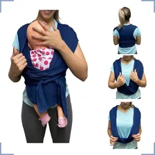 Sling Wrap Baby Slim Mamãe Cores Criança Confortável Cor Azul-marinho Foto mini  2