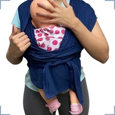 Sling Wrap Baby Slim Mamãe Cores Criança Confortável Cor Azul-marinho Foto mini 4
