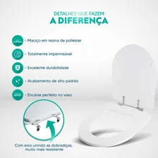 Smart Celite Branco Assento De Poliéster Foto mini 4