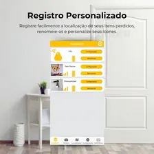 Smart Tag Rastreador e Localizador de Carteira Compatível com Android e Ios Cor Branco Cloudraker Foto mini  3