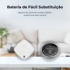Smart Tag Rastreador e Localizador de Carteira Compatível com Android e Ios Cor Branco Cloudraker Foto mini 4