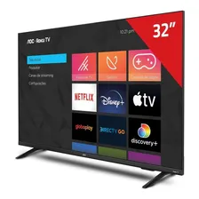 Smart Tv 32 polegadas Hd Roku Tv 32s5135/78g Preta Aoc Bivolt Foto mini 1