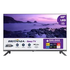 Smart Tv 40'' Britânia Btv40e3ersgb Full Hd Led Hdmi Roku Tv Foto mini 1