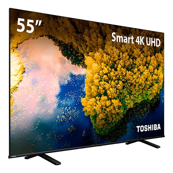 Smart Tv Toshiba 55c350ls Led 4k 55 Polegadas Foto 1