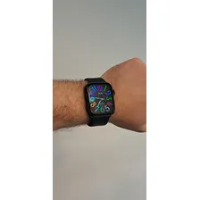 Smart Watch Caixa Preto Pulseira Preto Bisel Preto Foto mini 4