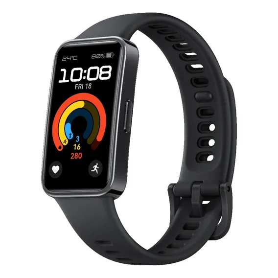 Smartband, Huawei Band 9, Preto Desenho da pulseira Fluoroelastómero Foto 1